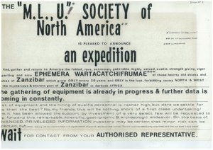 The "M.L.,U!" Society of North America