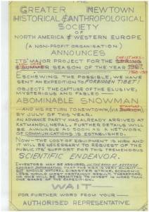 The Greater Newtown Historical & Anthropological Society of North America & Western Europe